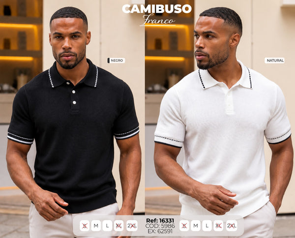 camibuso franco collage hombre