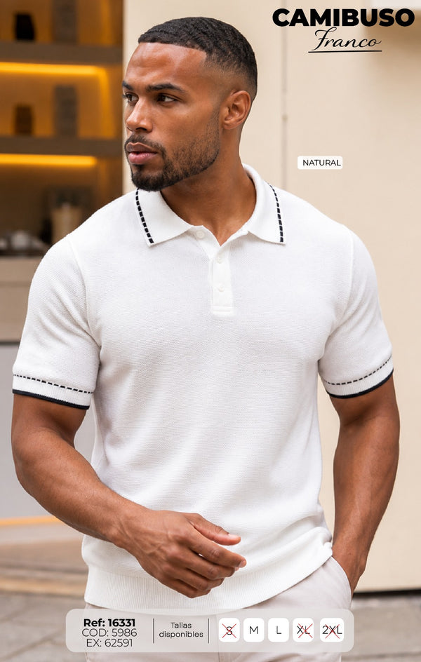 camibuso franco blanco hombre