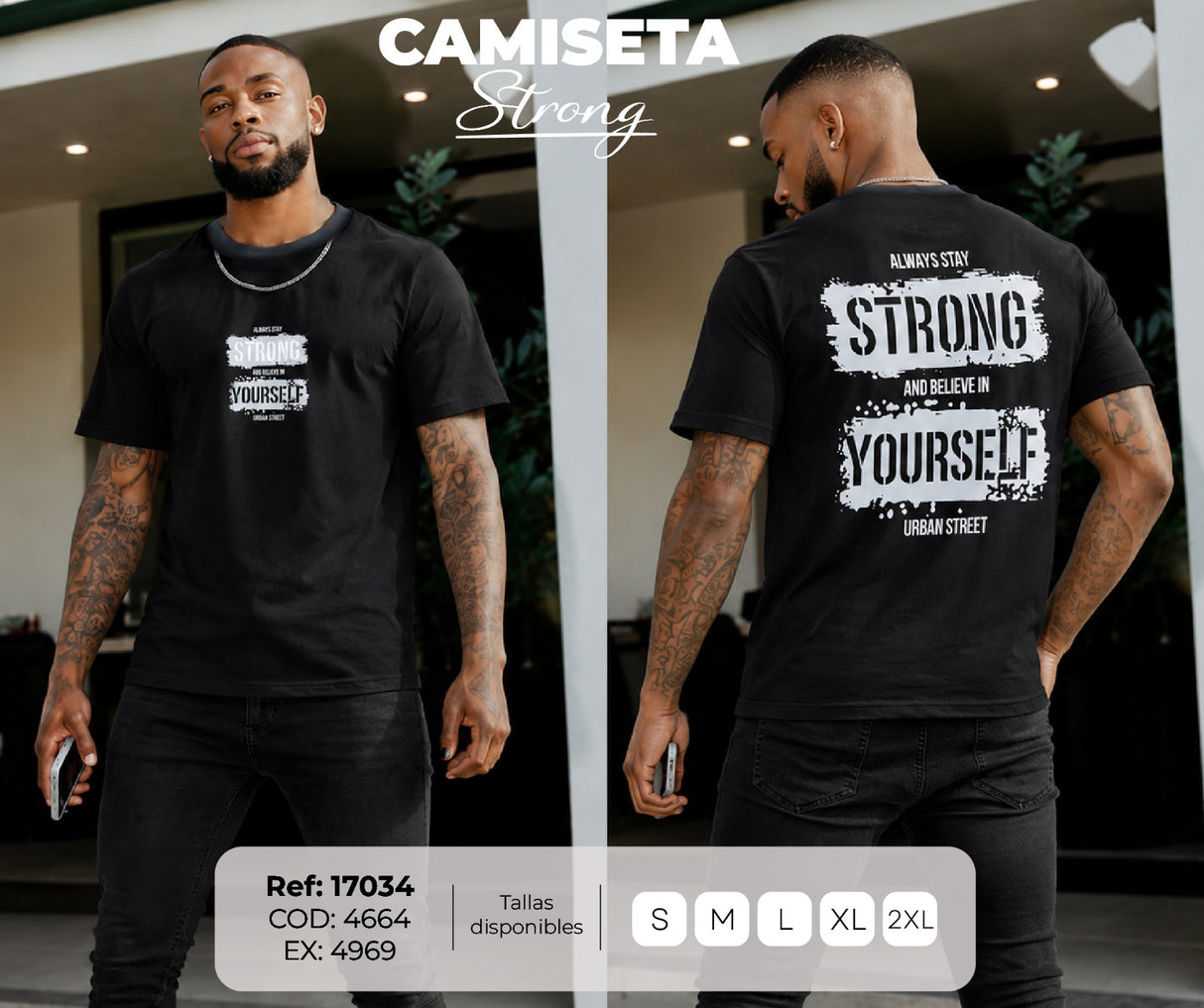Camiseta Strong Hombre