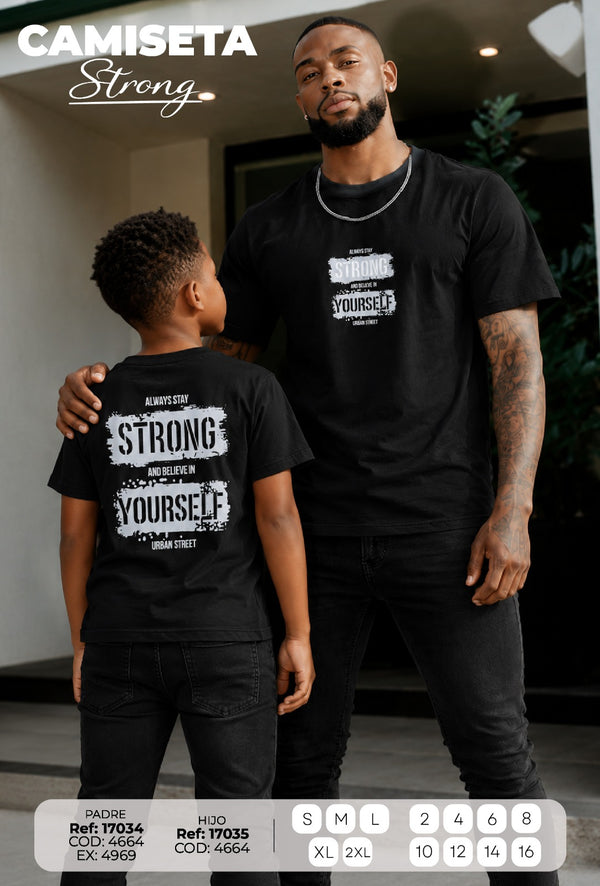 Camiseta Strong Padre e hijo