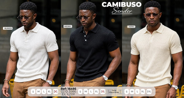 camibuso sender collage hombre