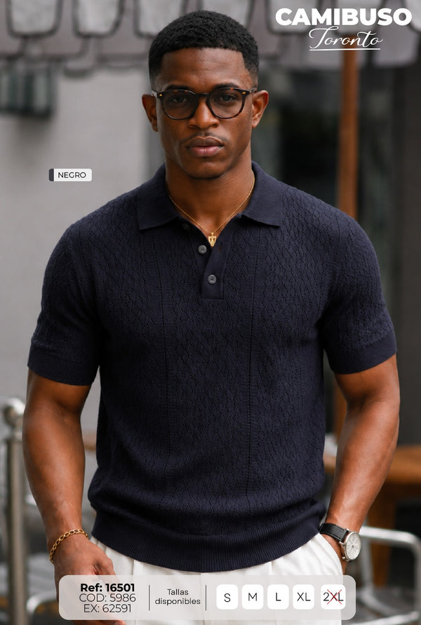 camibuso toronto negro hombre