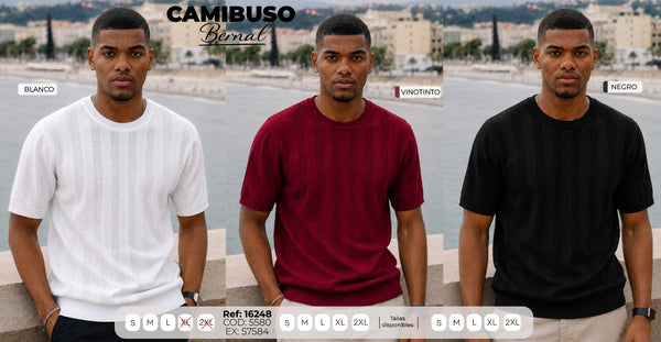 camibuso bernal collage hombre