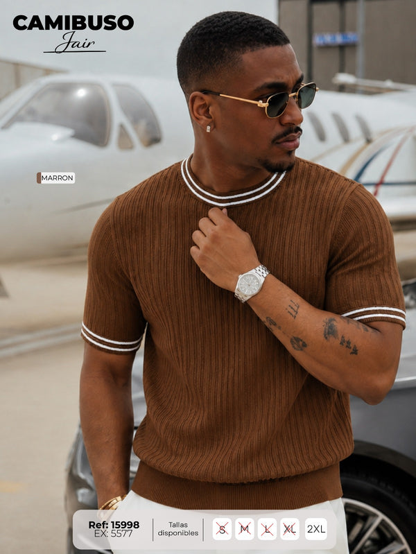 camibuso jair marron hombre