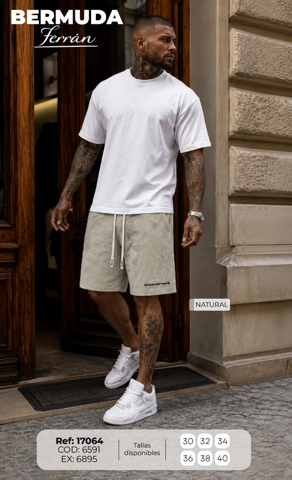 Bermuda T Ferran Natural Hombre