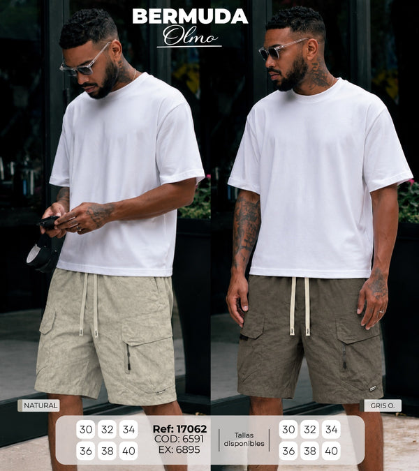 Bermuda T Olmo collage Hombre