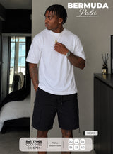bermuda T Pedri negro hombre