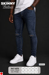 jean skinny matiz m. hombre