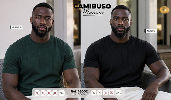 camibuso mansur collage hombre