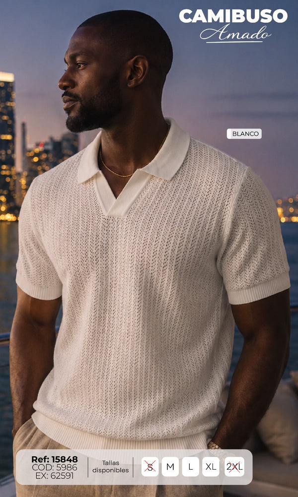 camibuso amado blanco hombre