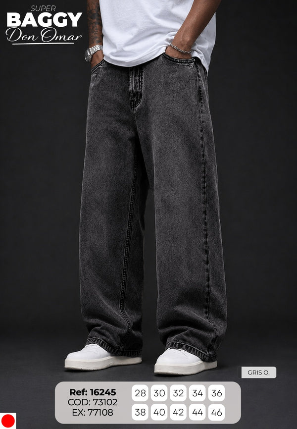 jean baggy don omar gris o hombre