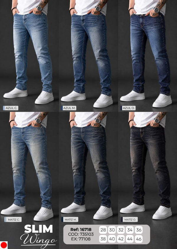 Jean Slim Wingo collage hombre