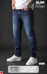 Jean Slim Wingo Azul O. hombre
