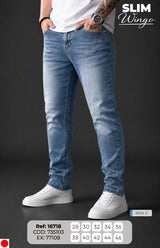 Jean Slim Wingo Azul C. hombre