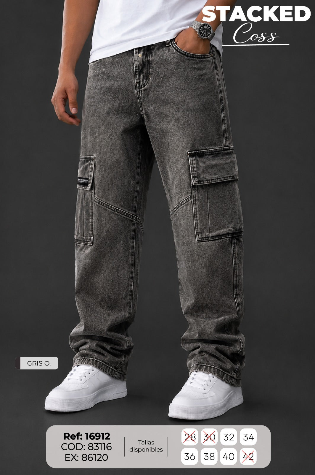 jogger coss gris o. hombre