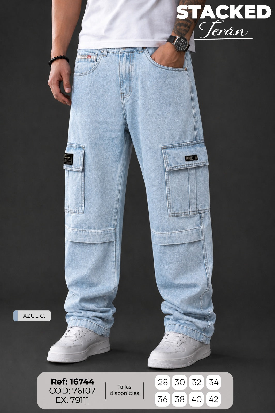 jogger teran azul c. hombre