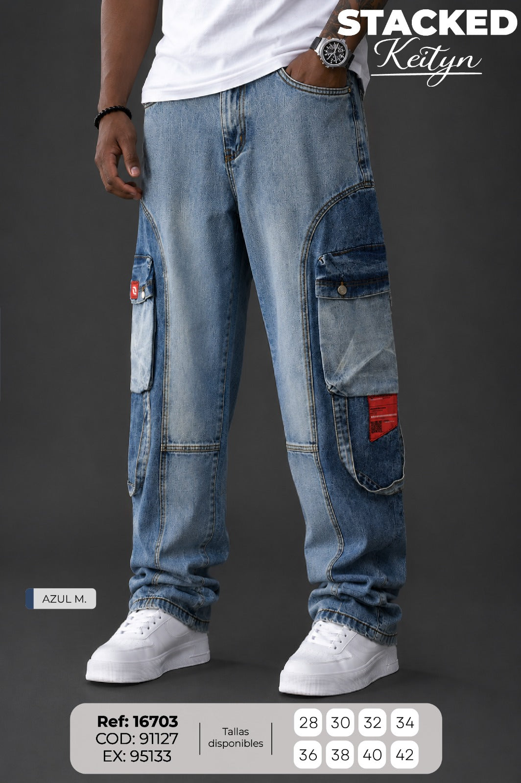 jogger Keityn azul m. hombre