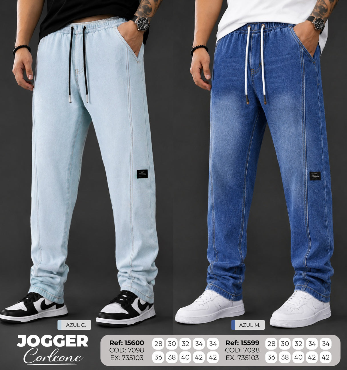 Jogger Corleone Collage Hombre