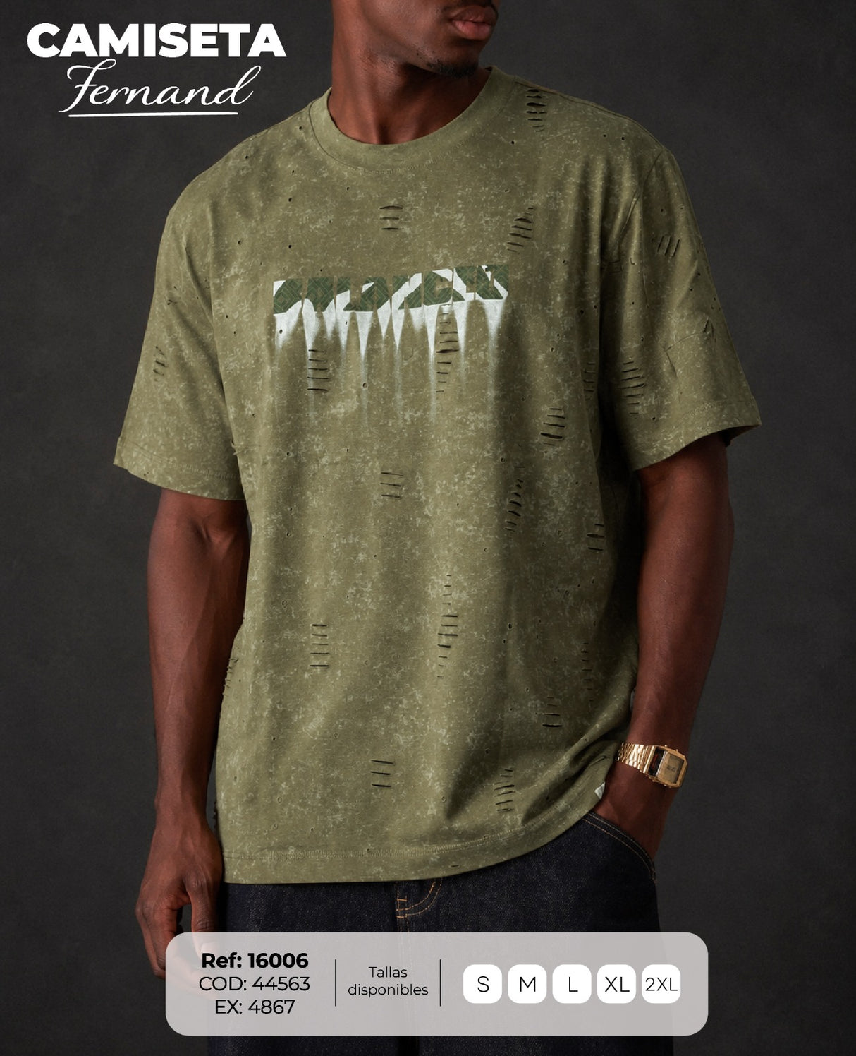 camiseta fernand hombre