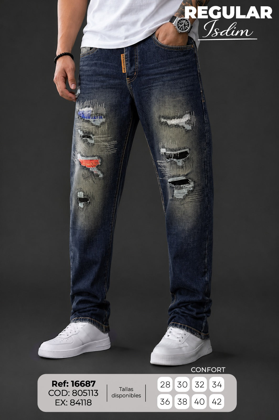jean regular Isdim hombre