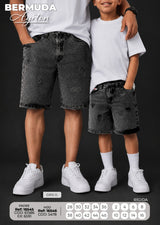bermuda Ayrton Gris O. padre e hijo