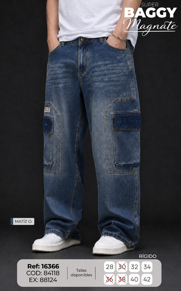 jean baggy magnate matiz o hombre