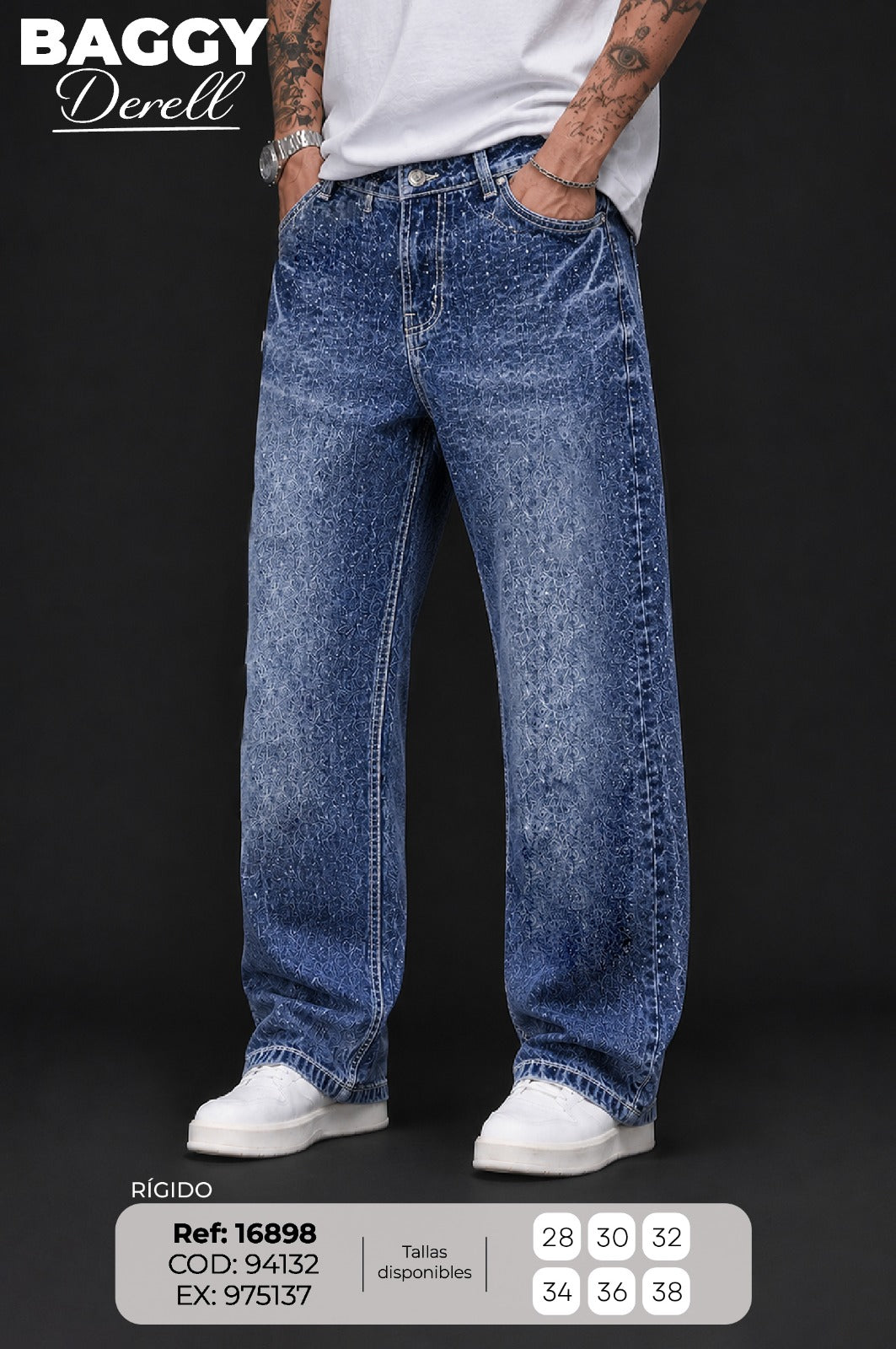 jean baggy darell hombre