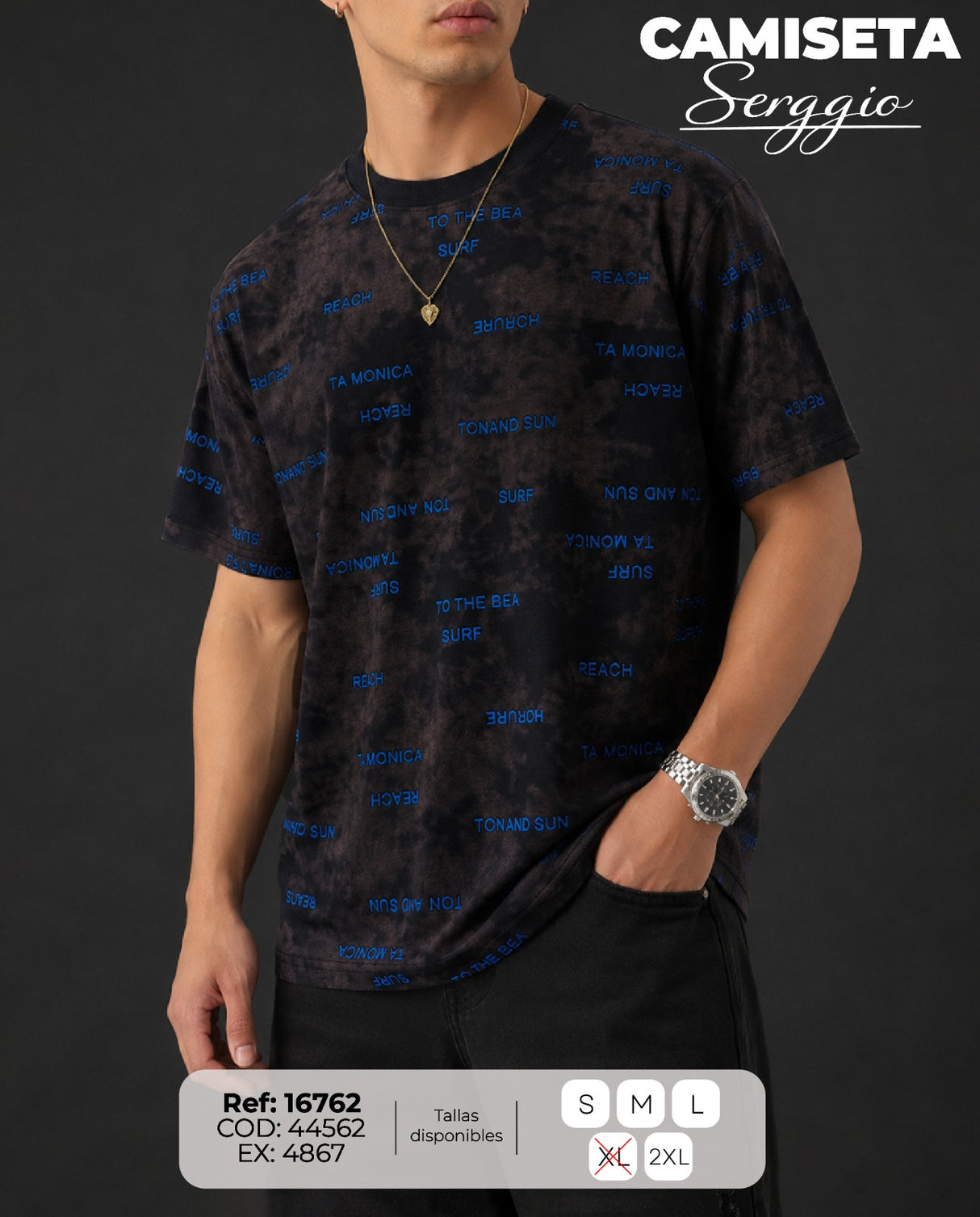 camiseta serggio hombre
