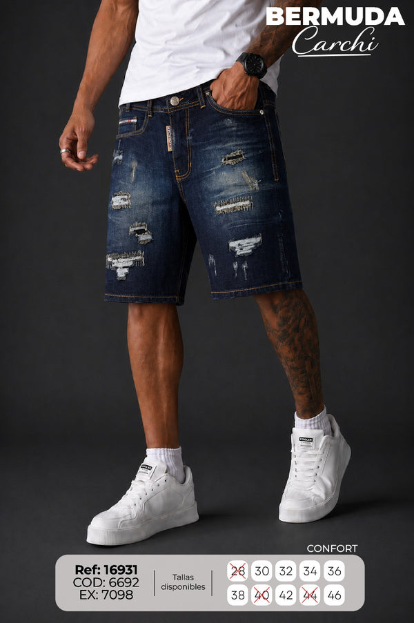 Bermuda Carchi matiz m Hombre