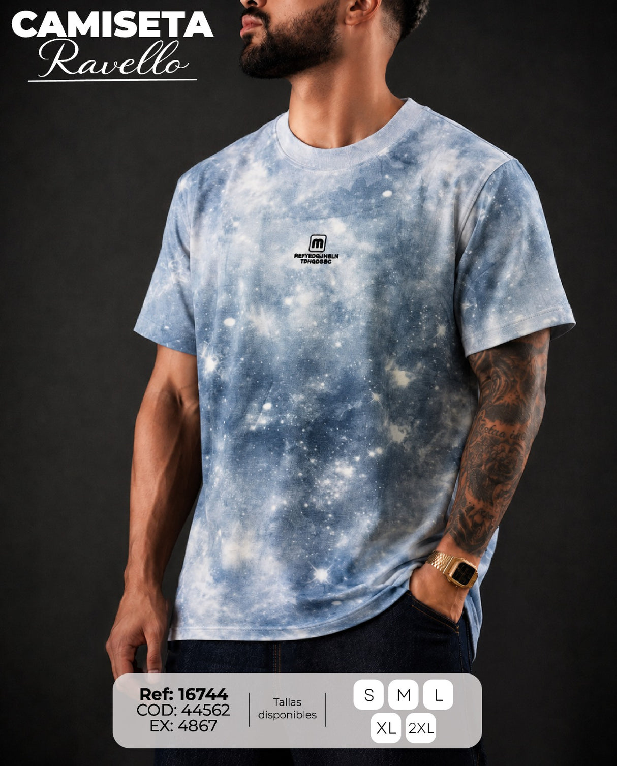 camiseta ravello hombre