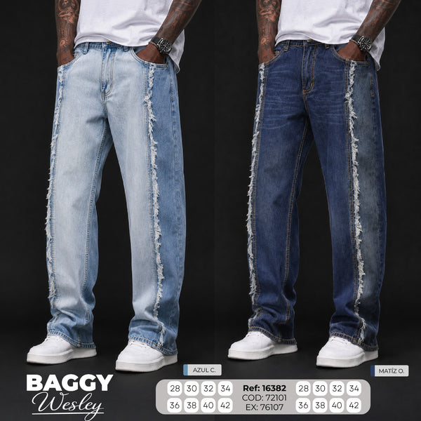 Jean Baggy wesley collage hombre