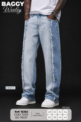 Jean Baggy wesley AZUL C. hombre