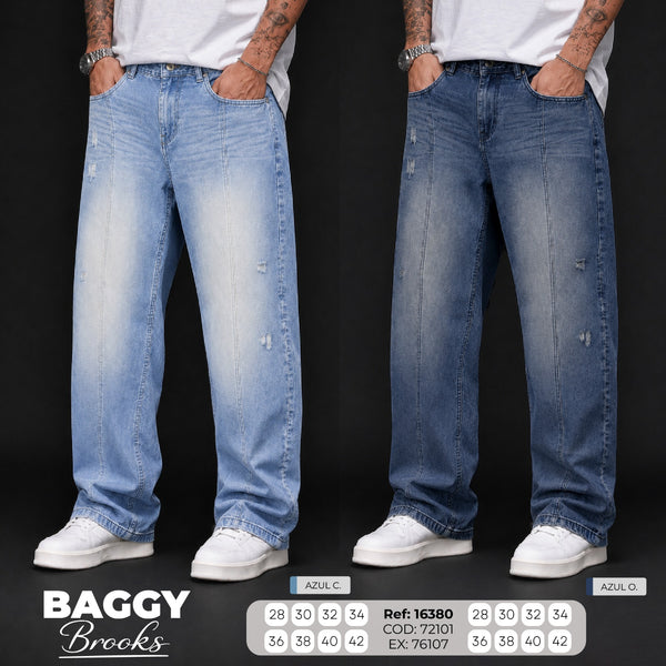 jean baggy brooks collage hombre