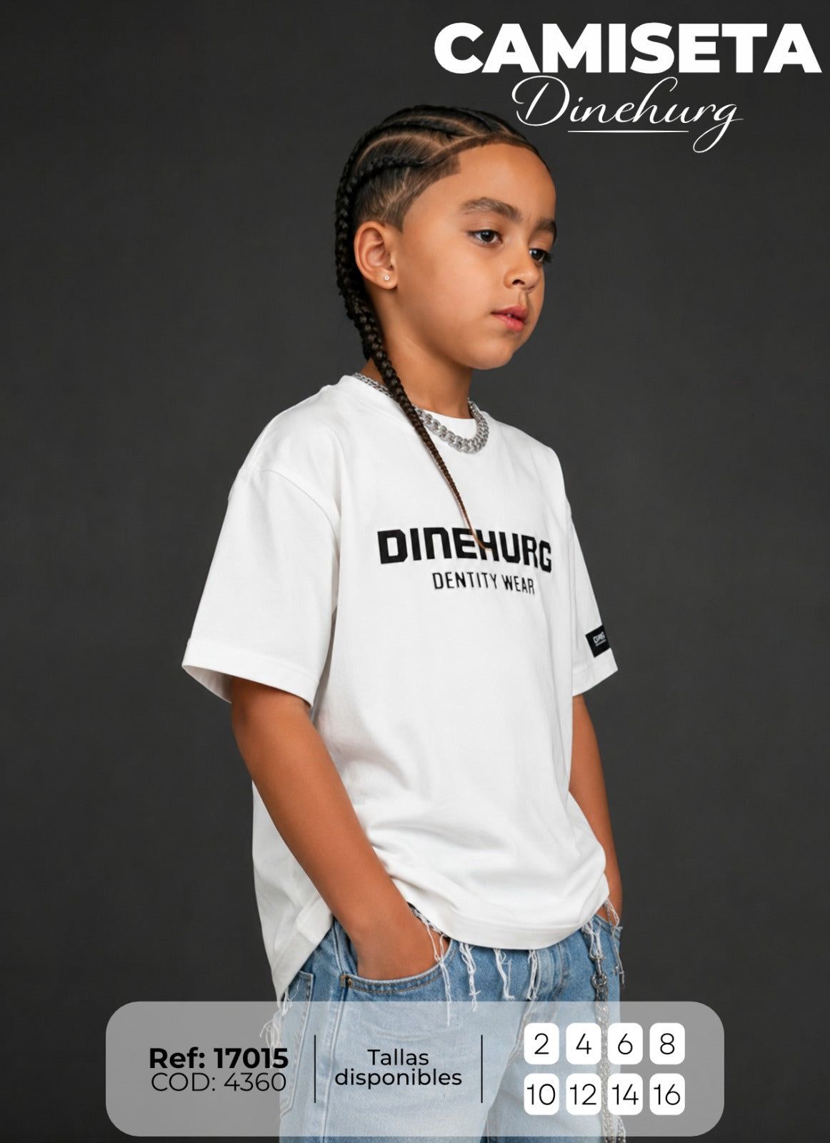 Camiseta Dinehurg niño