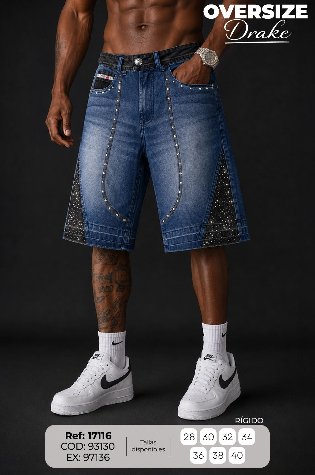bermuda Drake Hombre