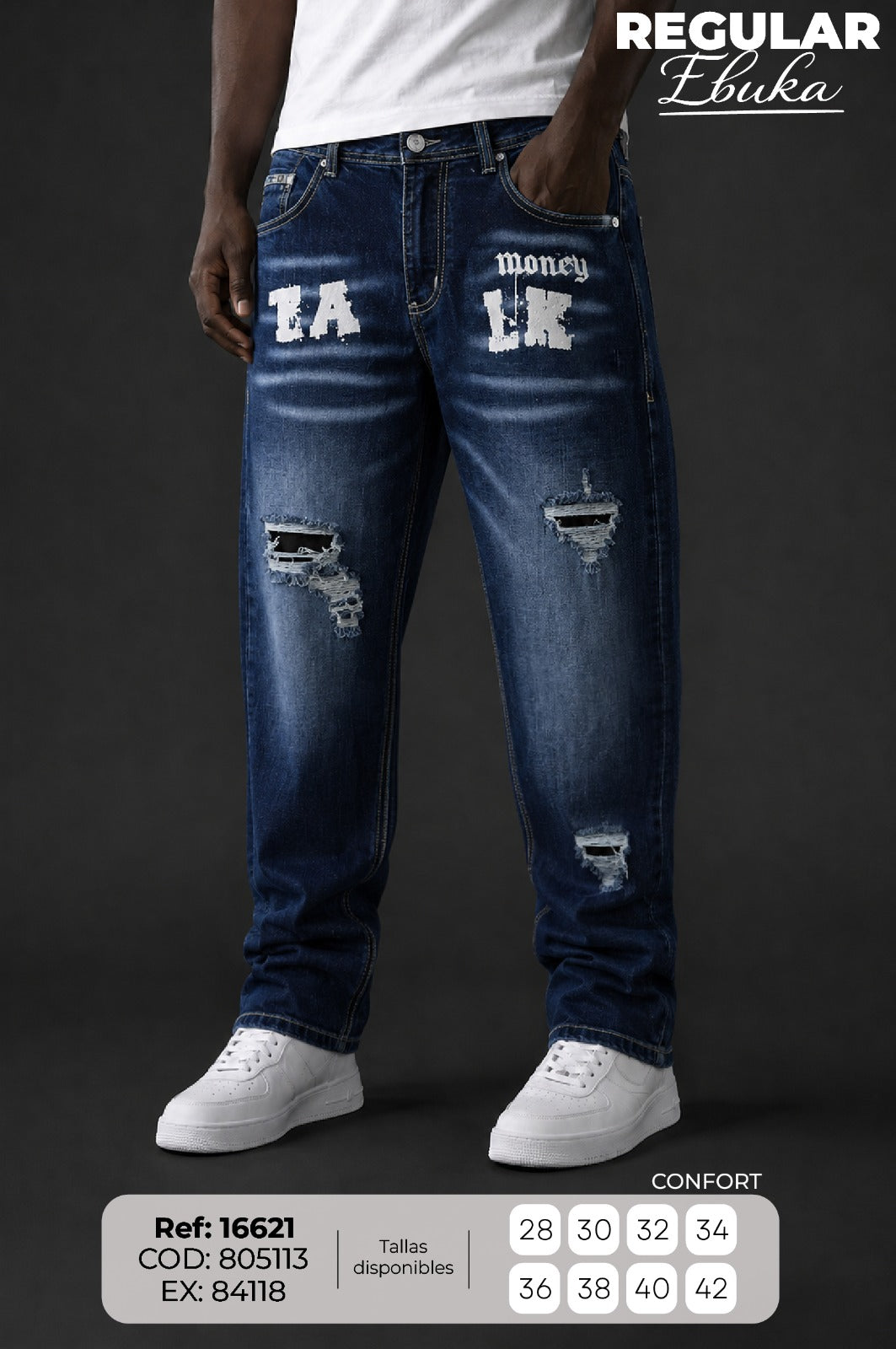 jean regular Ebuka hombre