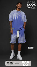 total look nolan azul c hombre