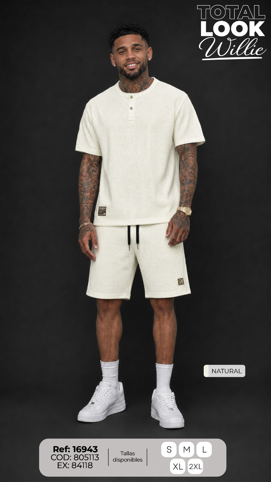 Total Look WILLIE natural hombre