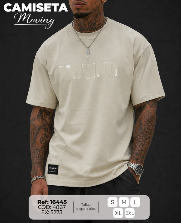 camiseta moving hombre