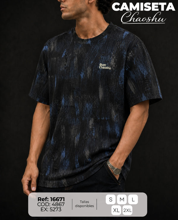camiseta chaoshu hombre