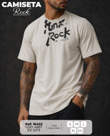 camiseta rock hombre