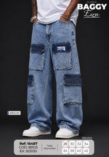 jean baggy ezra azul m hombre
