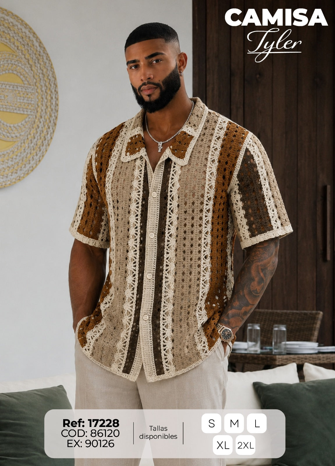 camisa tyler hombre