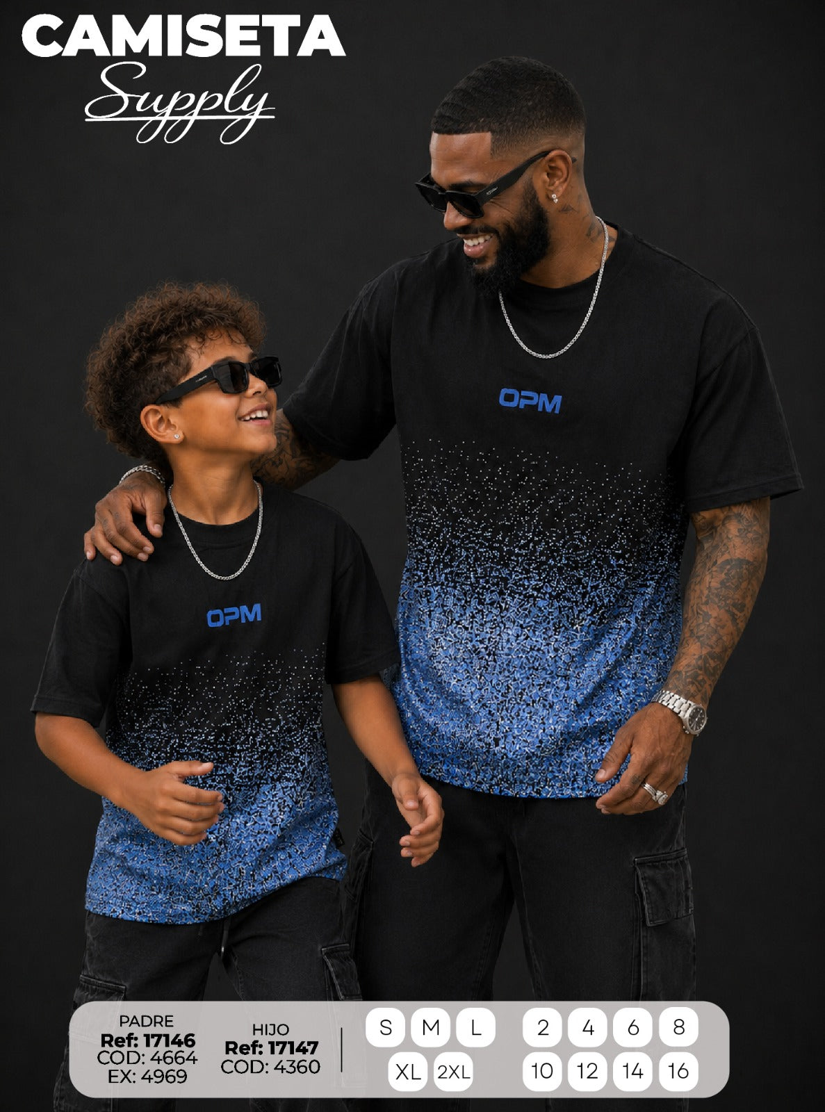 camiseta supply PADRE E HIJO