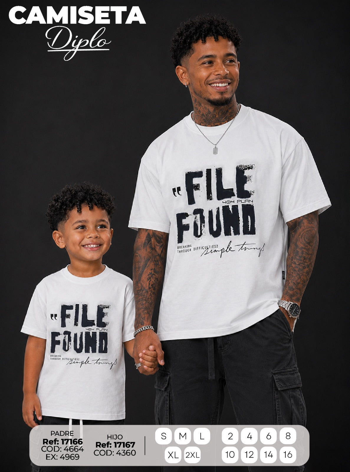 camiseta Diplo PADRE E HIJO
