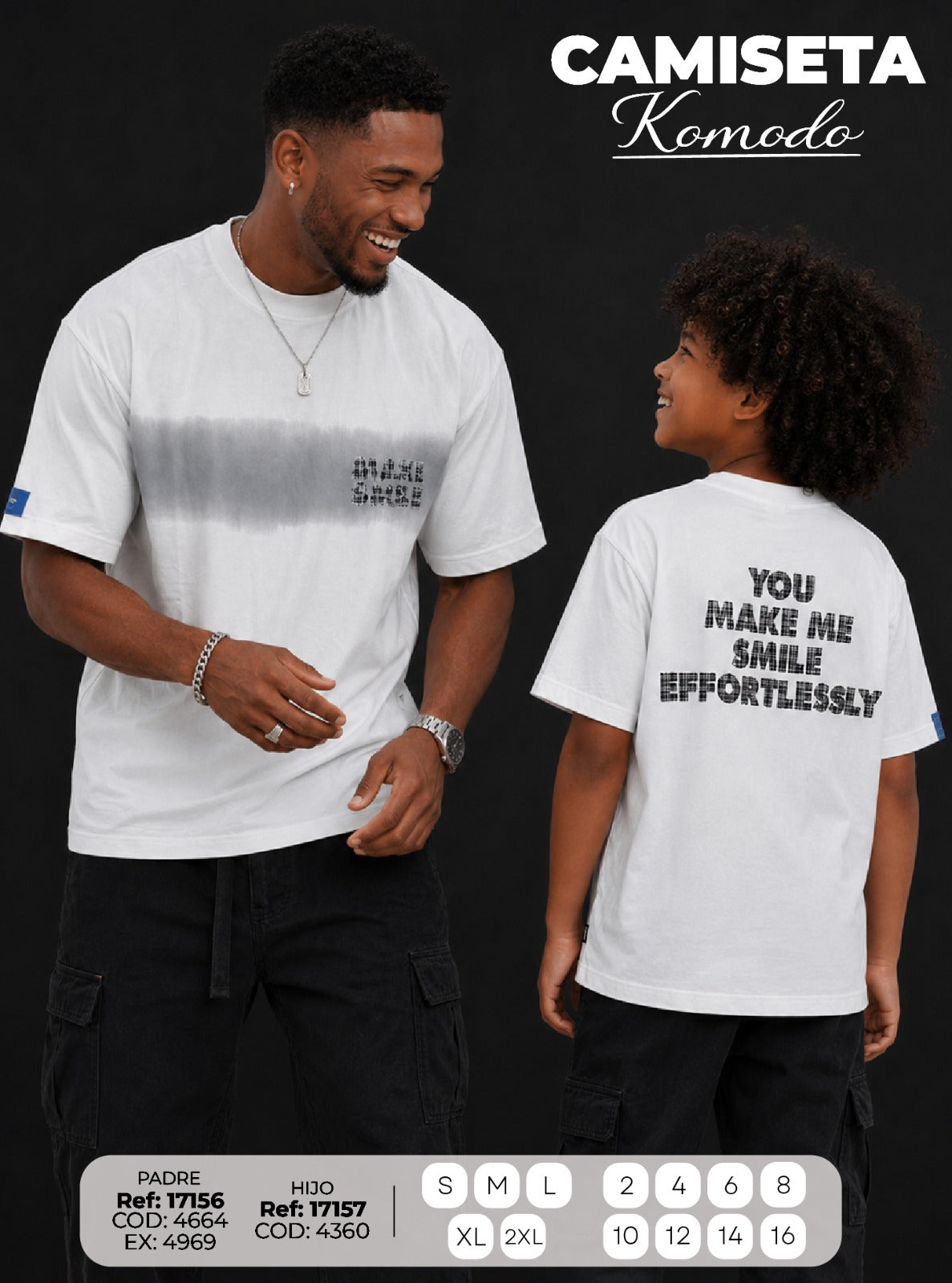 camsieta Komodo PADRE E HIJO