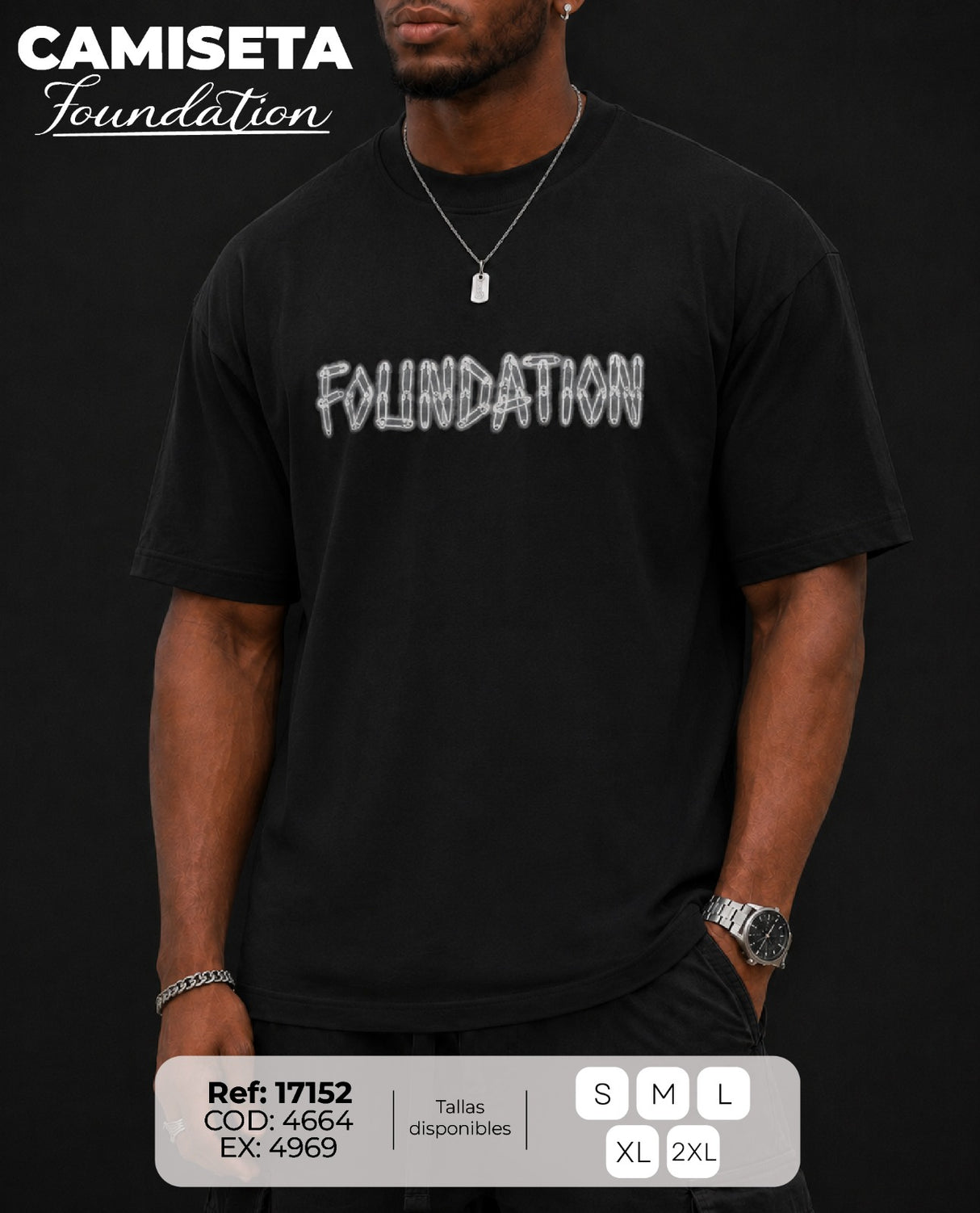 camiseta Fundation HOMBRE