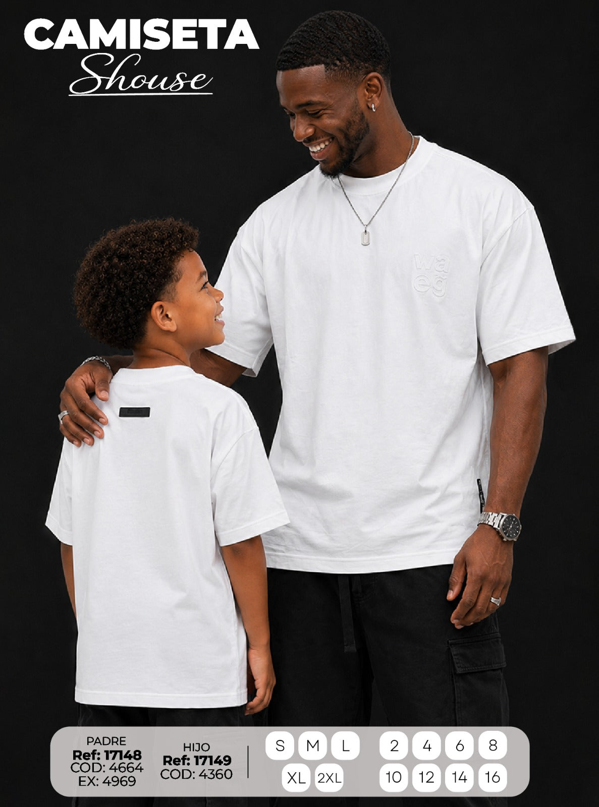camiseta Shouse PADRE E HIJO