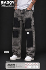 baggy Massflow negro hombre