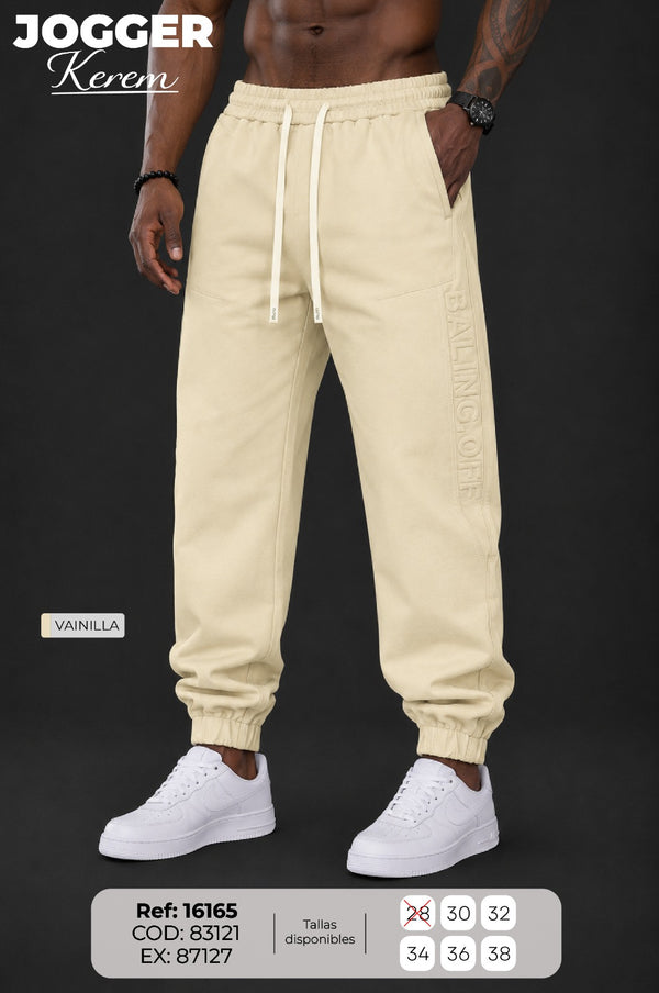 Jogger KEREM vainilla hombre